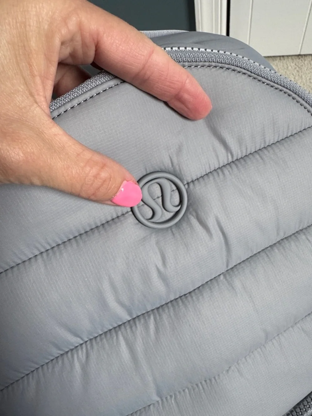 NWT Lululemon Wunder Puff Backpack Rhino Gray Puffer Bag Gym Travel Yoga 20L